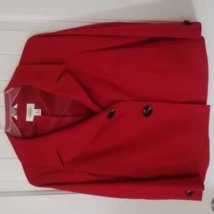Talbots Italian Wool Blazer Holiday Dress Jacket Button Front Size 10